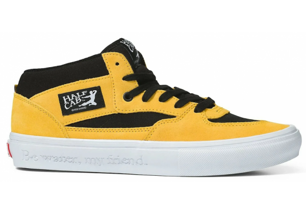 Vans Half Cab Skate x Bruce Lee Black Yellow