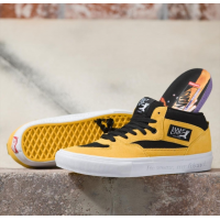 Vans Half Cab Skate x Bruce Lee Black Yellow