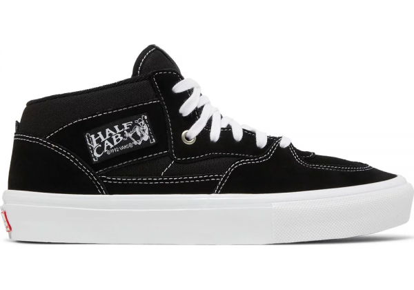Vans Half Cab Skate Black White