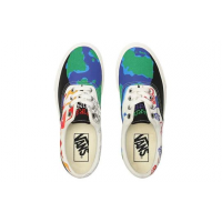Кеды Vans Era белые с сине-фиолетовым