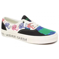 Кеды Vans Era белые с сине-фиолетовым