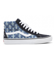 Supreme x Vans Sk8-Hi Blue Hole Punch Denim