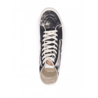 Vans Old Skool Sk8-Hi серые с белым принтом