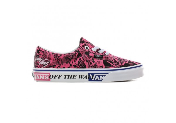 Кеды VANS UA ERA розовые с черным