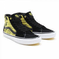 Кеды Vans Sk8-Hi Spongebob черные с желтым
