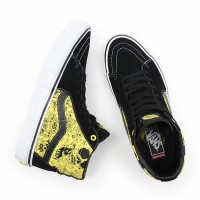 Кеды Vans Sk8-Hi Spongebob черные с желтым