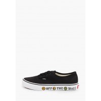 Кеды Vans AUTHENTIC с надписями черные
