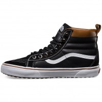 Зимние кеды Vans SK8-HI MTE кожаные черные 