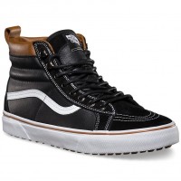Зимние кеды Vans SK8-HI MTE кожаные черные 