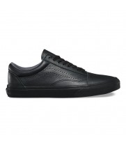 Кожаные кеды Vans Old Skool Reissue DX черные