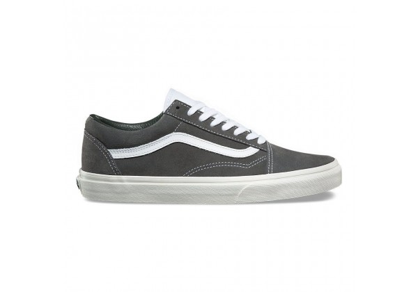 Кожаные кеды Vans UA OLD SKOOL RETRO SPORT серые
