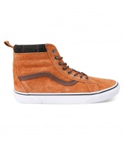Кожаные кеды Vans SK8-Hi MTE коричневые