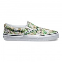 Слипоны Vans Classic Slip-On Chambray Leopard с принтом