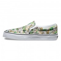 Слипоны Vans Classic Slip-On Chambray Leopard с принтом